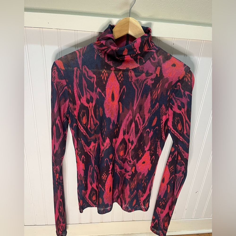 Top shop retro pattern turtle neck